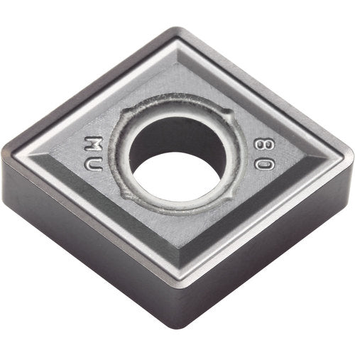 CNMG 542 MU PR015S, 1/32″ Corner Radius, 1/4″ Thick, 5/8″ Inscribed Circle, MEGACOAT HARD, Diamond, Turning Indexable Insert - Exact Industrial Supply