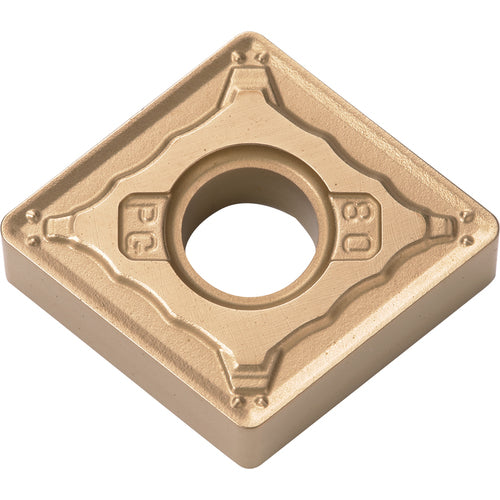 CNMG 433 PG CA025P, 3/64″ Corner Radius, 3/16″ Thick, 1/2″ Inscribed Circle, TiCl2O3/TiN, 80 Degree Diamond, Turning Indexable Insert