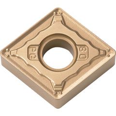 CNMG 431 PG CA025P, 1/64″ Corner Radius, 3/16″ Thick, 1/2″ Inscribed Circle, TiCl2O3/TiN, 80 Degree Diamond, Turning Indexable Insert