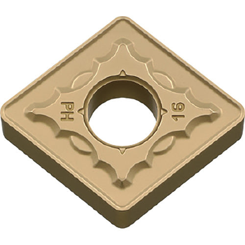 CNMG 434 PH CA515, 1/16″ Corner Radius, 3/16″ Thick, 1/2″ Inscribed Circle, TiCnulll2O3/TiN, Diamond, Turning Indexable Insert - Exact Industrial Supply
