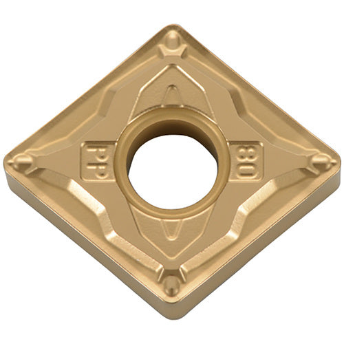 CNMG 431 PP PV7025, 1/64″ Corner Radius, 3/16″ Thick, 1/2″ Inscribed Circle, TiCN (MEGACOAT), Diamond, Turning Indexable Insert - Exact Industrial Supply