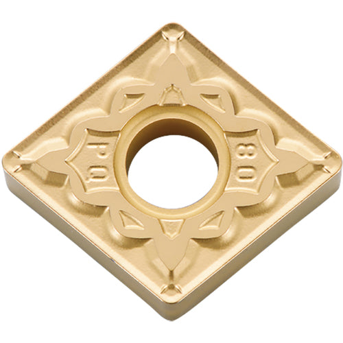 CNMG 431 PQ CA5515, 1/64″ Corner Radius, 3/16″ Thick, 1/2″ Inscribed Circle, TiCl2O3/TiN, 80 Degree Diamond, Turning Indexable Insert