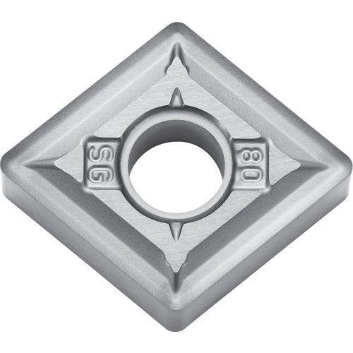 CNMG 544 SG SW05, 1/16″ Corner Radius, 1/4″ Thick, 5/8″ Inscribed Circle, WC/Co, 80 Degree Diamond, Turning Indexable Insert