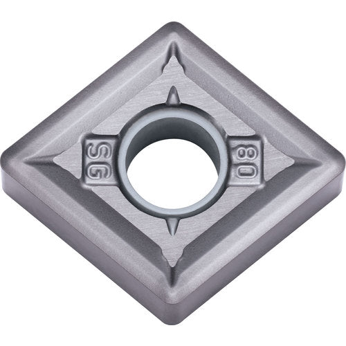 CNMG 643 SG PR1535, 3/64″ Corner Radius, 1/4″ Thick, 3/4″ Inscribed Circle, MEGACOAT NANO, 80 Degree Diamond, Turning Indexable Insert