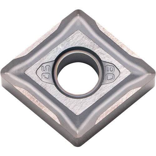 CNMG 643 SQ PR005S, 3/64″ Corner Radius, 1/4″ Thick, 3/4″ Inscribed Circle, MEGACOAT HARD, Diamond, Turning Indexable Insert - Exact Industrial Supply