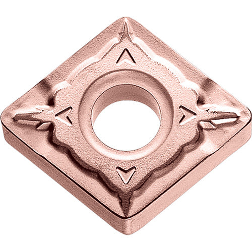 CNMG 432 WQ CA310, 1/32″ Corner Radius, 3/16″ Thick, 1/2″ Inscribed Circle, TiCnulll2O3/Ti, Diamond, Turning Indexable Insert - Exact Industrial Supply