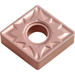 CNMG 433 ZS CA310, 3/64″ Corner Radius, 3/16″ Thick, 1/2″ Inscribed Circle, TiCnulll2O3/Ti, Diamond, Turning Indexable Insert - Exact Industrial Supply