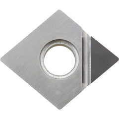 CNMM 431 KPD010, 1/64″ Corner Radius, 3/16″ Thick, 1/2″ Inscribed Circle, 80 Degree Diamond, Turning Indexable Insert