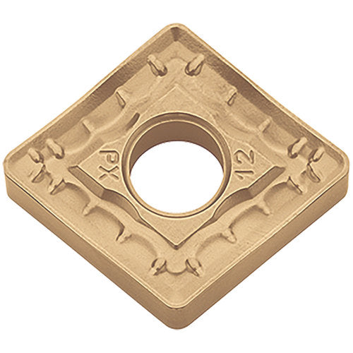 CNMM 433 PX CA025P, 3/64″ Corner Radius, 3/16″ Thick, 1/2″ Inscribed Circle, TiCl2O3/TiN, 80 Degree Diamond, Turning Indexable Insert