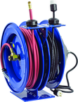 #C-L350-5012-A For 3/8" x 50' Hose Dual Purpose Electric/Air Spring Rewind Reels - Americas Industrial Supply