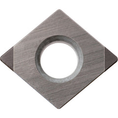 CPGB 321 KBN510, 1/64″ Corner Radius, 1/8″ Thick, 3/8″ Inscribed Circle, 80 Degree Diamond, Turning Indexable Insert