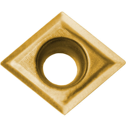 CPGT 2151 PV720, 1/64″ Corner Radius, 3/32″ Thick, 1/4″ Inscribed Circle, TiCN (MEGACOAT NANO), 80 Degree Diamond, Turning Indexable Insert