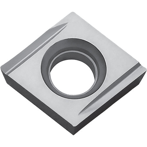 CPMH 321 Y KW10, 1/64″ Corner Radius, 1/8″ Thick, 3/8″ Inscribed Circle, WC/Co, 80 Degree Diamond, Turning Indexable Insert