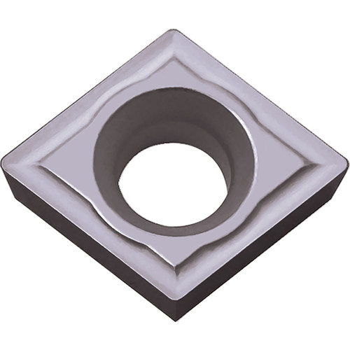CPMH 321 PV7005, 1/64″ Corner Radius, 1/8″ Thick, 3/8″ Inscribed Circle, TiC/TiN (MEGACOAT), 80 Degree Diamond, Turning Indexable Insert