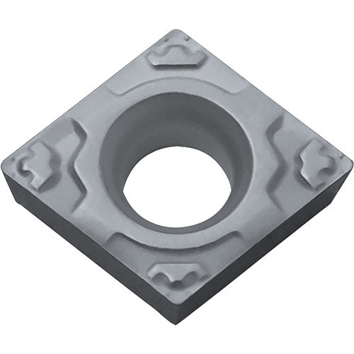 CPMT 321 GP TN620, 1/64″ Corner Radius, 1/8″ Thick, 3/8″ Inscribed Circle, TiCN, 80 Degree Diamond, Turning Indexable Insert