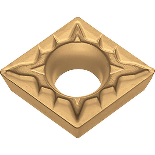 CPMT 322 XP CCX, 1/32″ Corner Radius, 1/8″ Thick, 3/8″ Inscribed Circle,  TiCl2O3/Tin, 80 Degree Diamond, Turning Indexable Insert