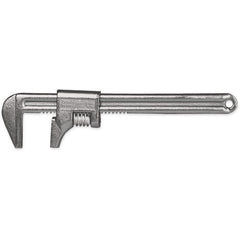 9″ Chrome-plated Auto Wrench, Carded - Exact Industrial Supply