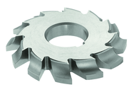 1/2 Radius - 4-1/4 x 3/4 x 1-1/4 - HSS - Right Hand Corner Rounding Milling Cutter - 10T - TiN Coated - Americas Industrial Supply