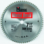 7-1/4"- HSS Metal Devil Circ Saw Blade - for Thin Steel - Americas Industrial Supply