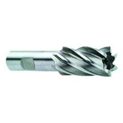 1-1/2 Dia. x 4-1/4 Overall Length 6-Flute Square End High Speed Steel SE End Mill-Round Shank-Center Cut-Uncoated - Americas Industrial Supply