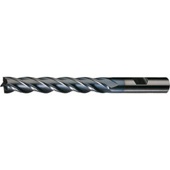 ‎7/32″ × 3/8″ × 5/8″ × 2-7/16″ RHS / RHC HSS HSS Single End Mulit Flute Center Cutting Finishing End Mill - TiCN - Exact Industrial Supply