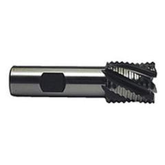 1-1/4" Dia. - 3-3/8" OAL - TiN M42 - Roughing SE EM - 6 FL - Americas Industrial Supply