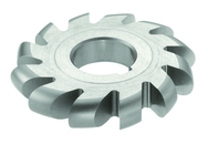 3/8 Radius - 6 x 3/4 x 1-1/4 - HSS - Convex Milling Cutter - Large Diameter - 14T - TiAlN Coated - Americas Industrial Supply