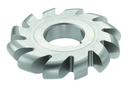 3/32 Radius - 4 x 3/16 x 1-1/4 - HSS - Convex Milling Cutter - Large Diameter - 22T - TiN Coated - Americas Industrial Supply