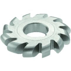 1/2 Radius - 6 x 1 x 1-1/4 - HSS - Convex Milling Cutter - Large Diameter - 14T - TiN Coated - Americas Industrial Supply