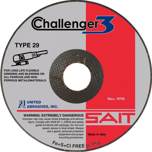 4-1/2 × 7/8 A60 SAIT T27 GRINDING - Americas Industrial Supply