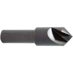 1″ Cutting Dia. 1/2″Shank Dia, 1 Flute, 60 Degrees, HSS Countersink Series/List #1752 - Exact Industrial Supply
