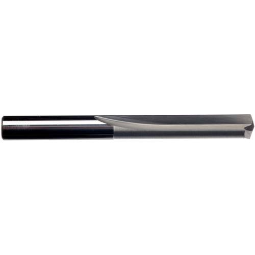5 mm Dia. × 5 mm Shank × 26 mm Flute Length × 62 mm OAL, 2xD Flute, External Coolant, Plain Solid Carbide Drill - Exact Industrial Supply