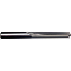 ‎5/16″ Dia. × 5/16″ Shank × 1-5/8″ Flute Length × 2-13/16″ OAL, 2xD Flute, External Coolant, Plain Solid Carbide Drill - Exact Industrial Supply