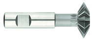 1" x 3/8 x 1/2 Shank - HSS - 90 Degree - Double Angle Shank Type Cutter - 12T - TiAlN Coated - Americas Industrial Supply