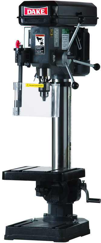 15" Step Pulley Bench Model Drill Press-TB-16 -  5/8" Drill Capacity, 1/2HP, 110V 1PH Motor - Americas Industrial Supply