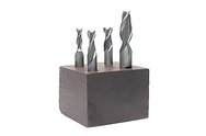4 Pc. HSS Single-End End Mill Set - Americas Industrial Supply