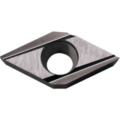 DCET 32505 MF-J TN610, 0.0079″ Corner Radius, 5/32″ Thick, 3/8″ Inscribed Circle, TiCN, Diamond, Turning Indexable Insert - Exact Industrial Supply