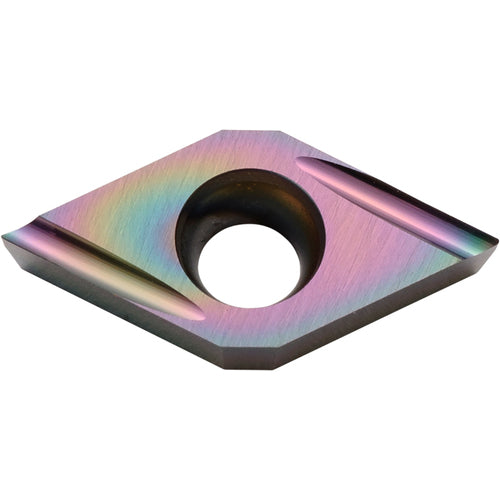 DCET 32502 U PDL010, 0.004″ Corner Radius, 5/32″ Thick, 3/8″ Inscribed Circle, C, 55 Degree Diamond, Turning Indexable Insert