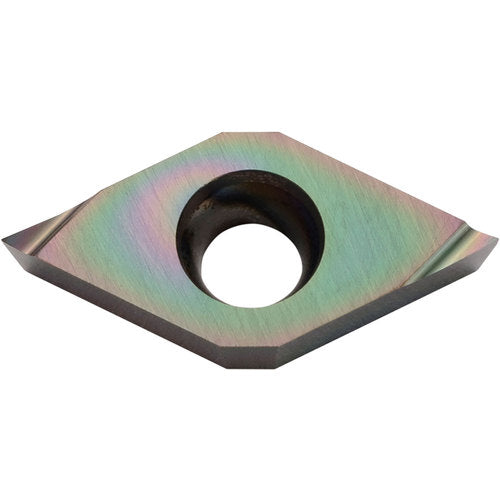 DCET 32502 F PDL010, 0.004″ Corner Radius, 5/32″ Thick, 3/8″ Inscribed Circle, C, 55 Degree Diamond, Turning Indexable Insert