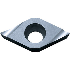 DCGT 3251 A3 KW10, 1/64″ Corner Radius, 5/32″ Thick, 3/8″ Inscribed Circle, WC/Co, Diamond, Turning Indexable Insert