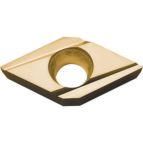 DCGT 3251 J PV720, 1/64″ Corner Radius, 5/32″ Thick, 3/8″ Inscribed Circle, TiCN (MEGACOAT NANO), 55 Degree Diamond, Turning Indexable Insert