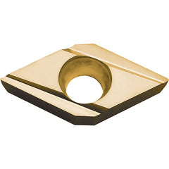 DCGT 32502 J PV720, 0.004″ Corner Radius, 5/32″ Thick, 3/8″ Inscribed Circle, TiCN (MEGACOAT NANO), 55 Degree Diamond, Turning Indexable Insert