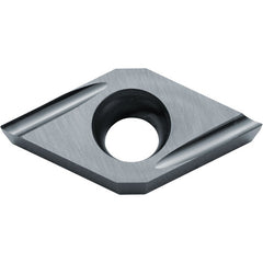 DCGT 21502 U TN60, 0.004″ Corner Radius, 3/32″ Thick, 1/4″ Inscribed Circle, TiCN/NbC, 55 Degree Diamond, Turning Indexable Insert