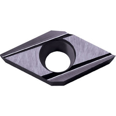 DCGT 32505 J PR1225, 0.008″ Corner Radius, 5/32″ Thick, 3/8″ Inscribed Circle, MEGACOAT, 55 Degree Diamond, Turning Indexable Insert