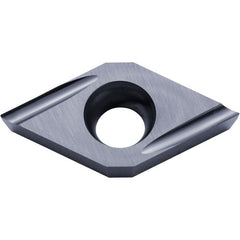 DCGT 3251 U PR1225, 1/64″ Corner Radius, 5/32″ Thick, 3/8″ Inscribed Circle, MEGACOAT, 55 Degree Diamond, Turning Indexable Insert