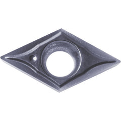 DCGT 32502 GQ PR1725, 0.004″ Corner Radius, 5/32″ Thick, 3/8″ Inscribed Circle, MEGACOAT NANO PLUS, 55 Degree Diamond, Turning Indexable Insert