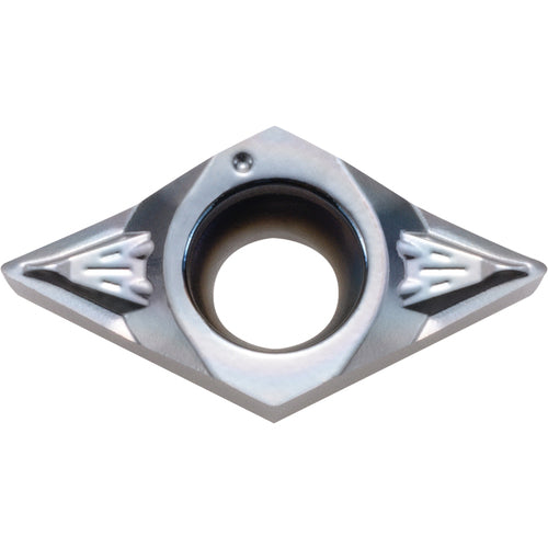 DCGT 21502 SKS PR1725, 0.004″ Corner Radius, 3/32″ Thick, 1/4″ Inscribed Circle, MEGACOAT NANO PLUS, 55 Degree Diamond, Turning Indexable Insert