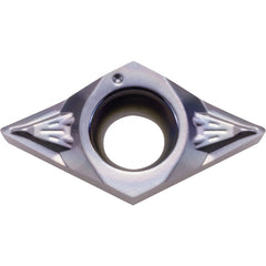 DCGT 21502 SKS PR1535, 0.004″ Corner Radius, 3/32″ Thick, 1/4″ Inscribed Circle, MEGACOAT NANO, 55 Degree Diamond, Turning Indexable Insert