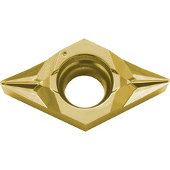DCGT 21505 SK PV730, 0.008″ Corner Radius, 3/32″ Thick, 1/4″ Inscribed Circle, TiAlN/TiN, 55 Degree Diamond, Turning Indexable Insert