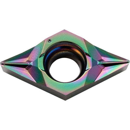 DCGT 32505 SK PDL010, 0.008″ Corner Radius, 5/32″ Thick, 3/8″ Inscribed Circle, C, 55 Degree Diamond, Turning Indexable Insert